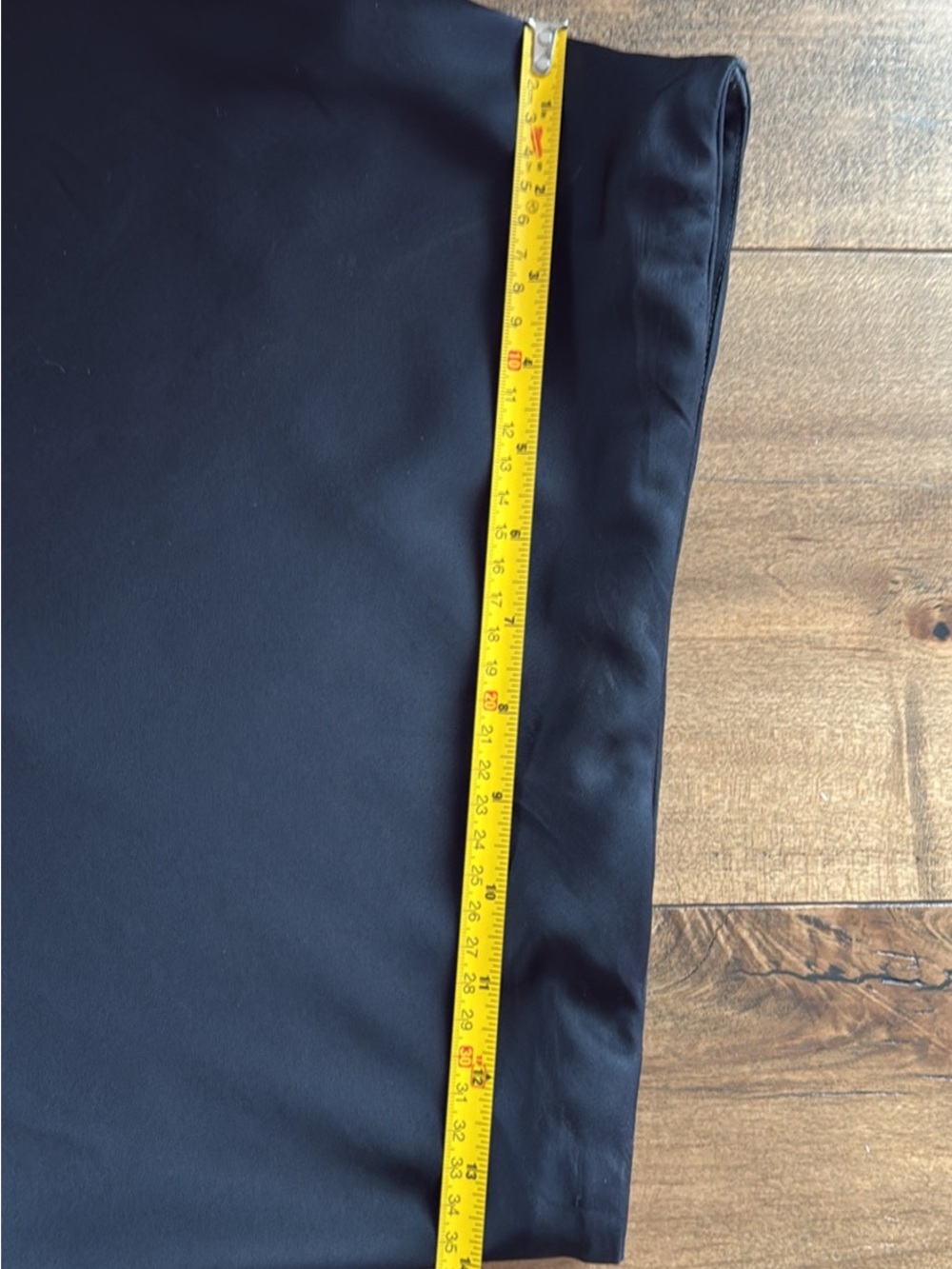 Abercrombie & Fitch Black Satin Midi Skirt - Picture 6 of 7